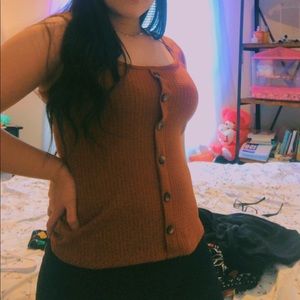 caramel tank top